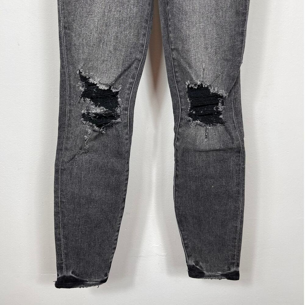 New Good American Good High Waist Skinny Jeans in Black 179 Women's Size 2/26 - Picture 6 of 10